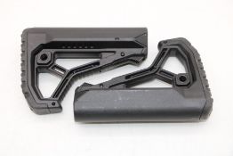 Two FAB Defence GL-Core Butt Stock, Black. OVER 18's ONLY