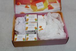 Five Glow Recipe Cloudberry Bright items to include 1x Essence Toner, 2x Refillable Moisture Cream 5