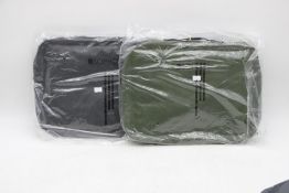 Two Sophos Water Resistant Dry Tablet Case to include 1x Dark Green/Black, 1x Dark Grey/Black