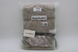 Acne Studios Mohair Scarf, Beige/Grey