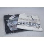 Two Carhartt Short Sleeve T-Shirt, 1 X White, 1 X Black, Size M