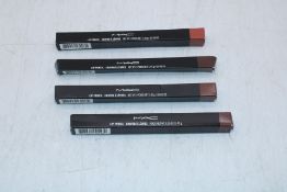Four MAC Lip Pencil to include 1x Chicory, 1x Vino, 1x Plum, 1x Mahogany