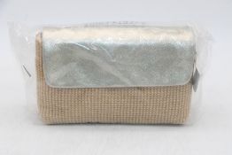 Clarks Summery Small Leather Bag, Champagne