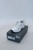 New Balance 530 Trainers, White/Silver, UK 3.5. Box damaged