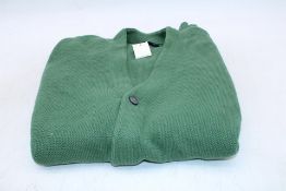 Abercrombie & Fitch Cropped Cardigan, Green, Size XXL