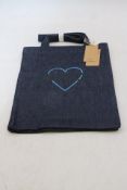 A.P.C. Saint Valentin Denim Tote Bag, Indigo