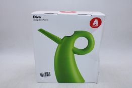 Alessi Diva Watering Can Design Eero Aarnio, White. Box damaged