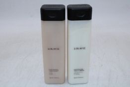 Two LolaVie Peptide Plumping Volume items to include 1x Shampoo 1x Conditioner, 250ml