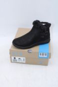Clarks Cloudstoppers Brinkley Fur, Black, UK 6D