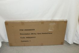 Minky 12M Heated Airer. Box damaged, Not checked