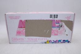 Razer Ornata V3 TKL Compact Low Profile Gaming Keyboard, Pink. Box damaged