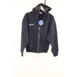 Pangaia Men's 365 Heavyweight Two-Way Zip-Through Hoodie, Navy, Size S, Some White Storage Marks