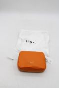 Furla Women's Mini Camera Crossbody Bag, Mustard Pebble