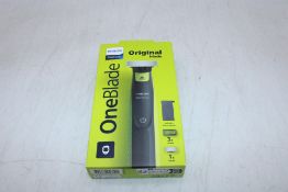 Four Philips OneBlade Face Trimmers