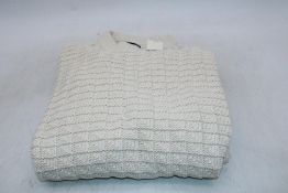 Abercrombie & Fitch Over Sized Jumper, White, Size XL
