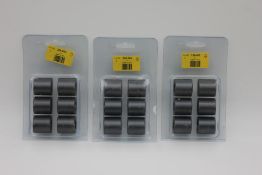 Nineteen RS PRO Ferrite Sleeve Ferrite Core, 12.7 (Dia.) X 28.5mm, 6 Per Pack