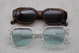 Two Meller Sunglasses to include 1x KES3-Tigcar, 1x NAY3-Minorblue