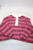 Kindred Striped Rugby Shirt, Pink/Purple, Size S-M