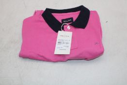 Eden Park Polo Shirt, Fuchsia/Navy, Size M
