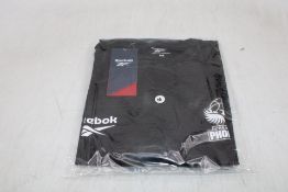 Three Reebok Unisex Cheshire Phoenix Logo T-Shirts, Black, Size L