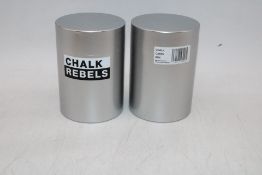 Three Tins of Chalk Rebels Carry Box with 100g Chunky Chalk