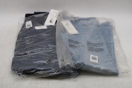 Two Only Assorted Denim Jeans to include 1x Blush Mid Waist Flared Light Blue EU XS, 1x Madison Wide