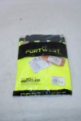 Seven Portwest PW3 Hi Viz Polo Shirts to include 3x Size M, 4x XL, All Yellow/Black