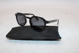 Meller Chauen Sunglasses, Black Frame, Black Lenses
