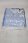 Puma Manchester City 23/24 Home Jersey, Light Blue, Size M