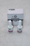 Six Bold Berry Blazing Star Nail Gels, 15ml, D705 So Mental, 706-Sheer Radiant Pinky, D707 Happy Hou