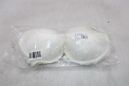 Simone Perele Floral Padded Bra, Natural, Size 38E