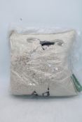 Two Aquarelle Home 50 X 50cm Mortimer Tufted Ram Cushion, Mist