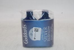 Five Goddard's Silver Cleaning Polishing Bundle with 2x Long Term Silver Polish, 125ml and 1x Silver