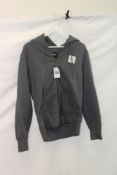 American Giant Classic Full Zip Hoodie, Steel Grey, Size M