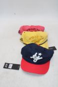 Three 2Jeys Assorted Caps to include 1x Dinger All Stars Navy/Red, 1x Cowboys Sun Faded Red, 1x Cowb