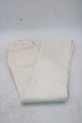 Free People Wide Leg Jeans, White, Size 30