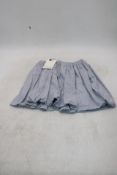 The New Society Cloe Stripe Short Skirt, Grey, Size S