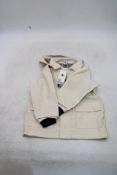 Petit Bateau Child's Unisex Iconic Waxed Coat, Cream, Size 95cm