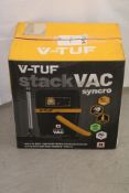 V-Tuf Stack Vac Syncro M-Class 30L Wet & Dry Dust Extractor. Box damaged, Box Open, Not checked