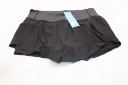 Seven Pairs Run Through Men's Running Shorts to include 4x XS, 3x L, Black