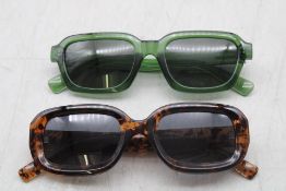 Two Meller Sunglasses to include 1x AD3-Greenoli, 1x D3-Tigcar