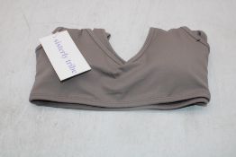 Sisterly Tribe Soft Sculpt Deep V-Neck Bra, Clay, Size L