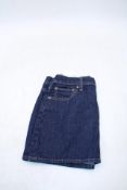 Abercrombie & Fitch Denim Mid Rise Skirt, Blue, Size 26