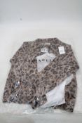 Rino & Pelle Bubbly Boxy Jacket, Leopard, Size S
