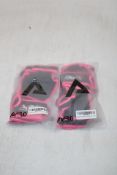 Four Ayro Ventilated Workout Gloves for Men, Pink/Black, Size L