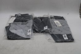 Three Only Anne Mid Waist Coated Jeans to include 2x EU XS, 1x EU L, Black