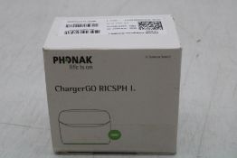 Phonak ChargerGo with Integrated Power Bank RIC SPH I for Audeo I-Sphere (Infinio) Hearing Aids. Box