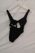 Monday Swimwear St Barth's One Piece, Black, Size S
