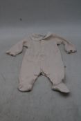 Bonpoint Baby Tintina Cotton Onesie, Pink, Size 1m