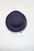Stetson Hats Fisherman's Bucket Pork Pie Hat, Dark Navy, Size M